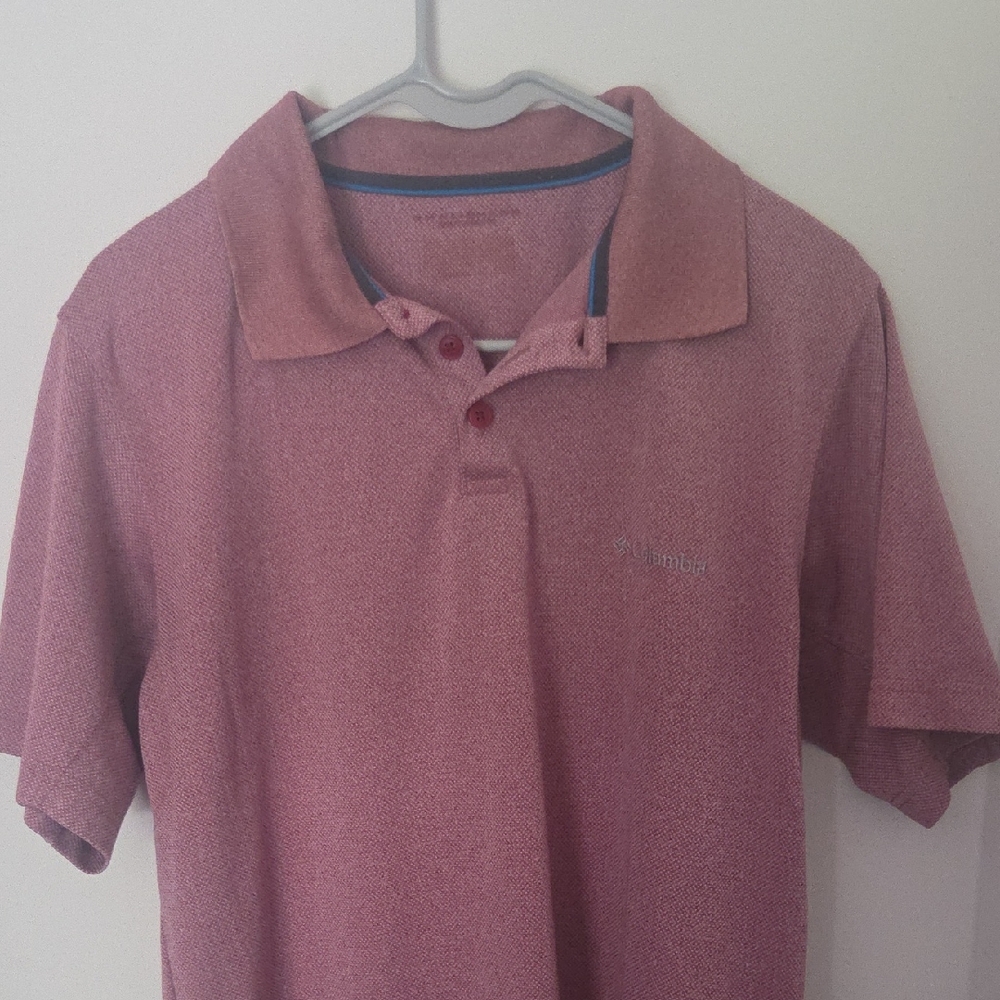 Columbia Men's Burgundy Polo Shirt